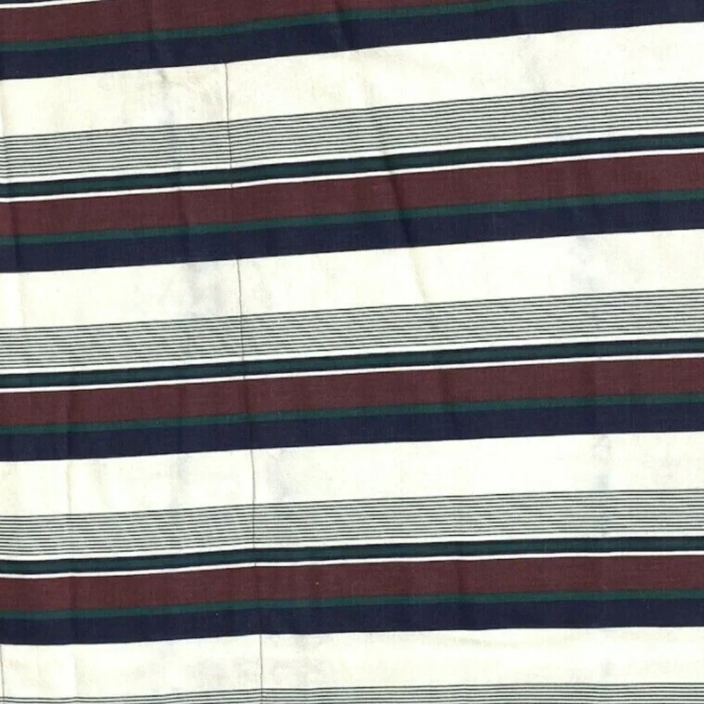 3 Vintage Custom Valances Curtains Luxury Stripe